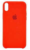 Силиконовый чехол защитный "Original Silicone Case" для Iphone XR красный
