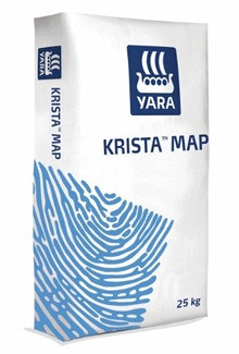 Добриво Яра Криста МAР - YARA Krista MAP моноамонийфосфат азотнофосфорне мінеральне водорозчинне добриво - фото 1 - id-p302577497