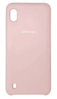 Силиконовый чехол защитный "Original Silicone Case" для Samsung A105 / A10 pink-sand