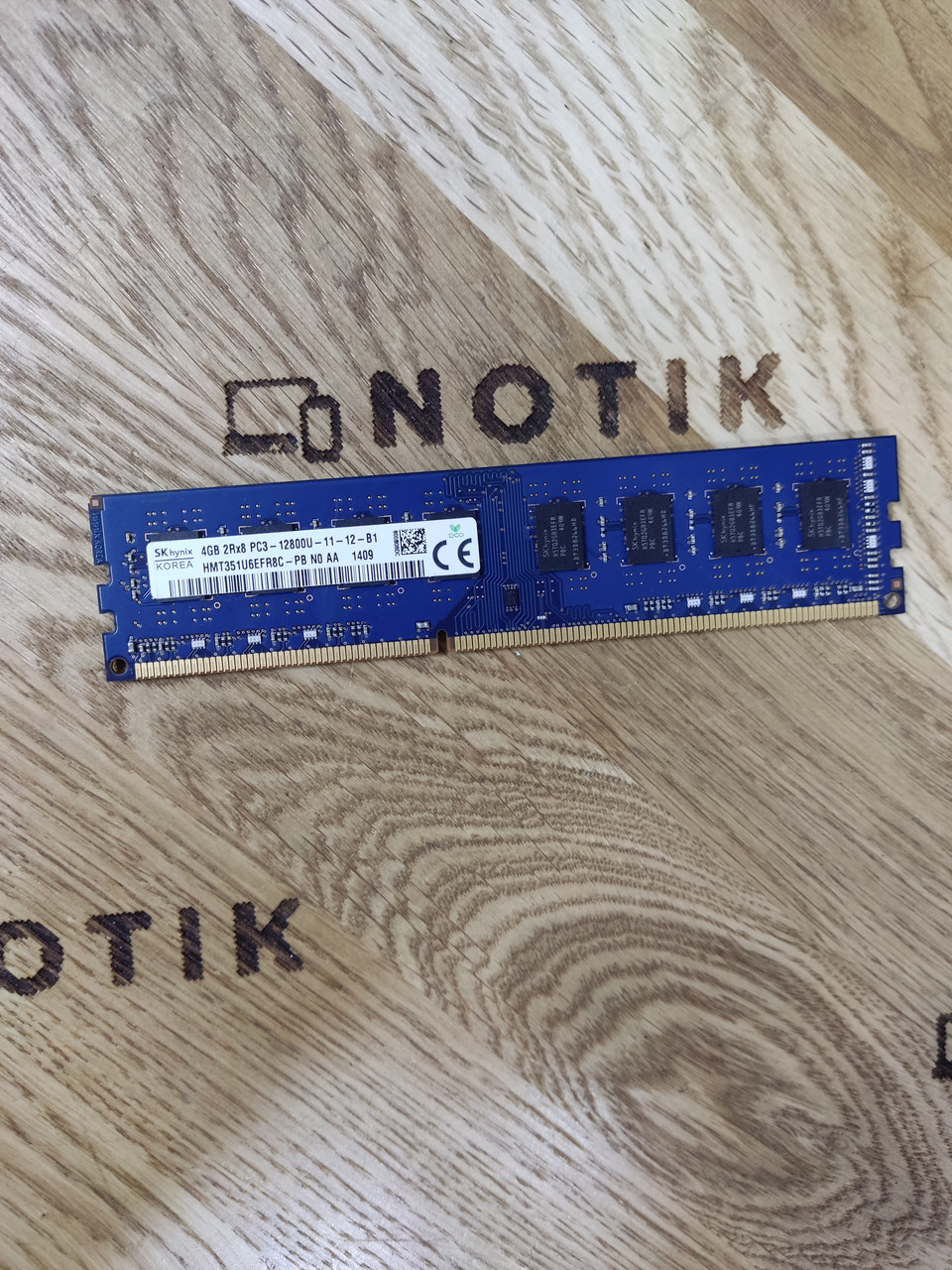 Оперативна пам'ять SK HYNIX DIMM 8GB(2x4GB) 2Rx8 PC3-12800U-11-12-B1 DDR3 1600Mhz (HMT351U6EFR8C-PB N0 AA)