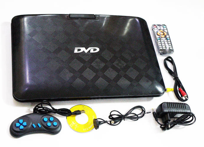 Купить DVD проигрыватель 1580 USB автомобильный переносной ДВД плеер 14 ...