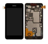 LCD Nokia Lumia 530 with touch screen and frame black (Original China)