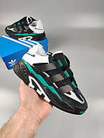 Кроссовки мужские Adidas Niteball Black/Green демисезонные 37-45 42