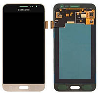 LCD Samsung J320 Galaxy J3 (2016) with touch screen gold (TFT Premium)