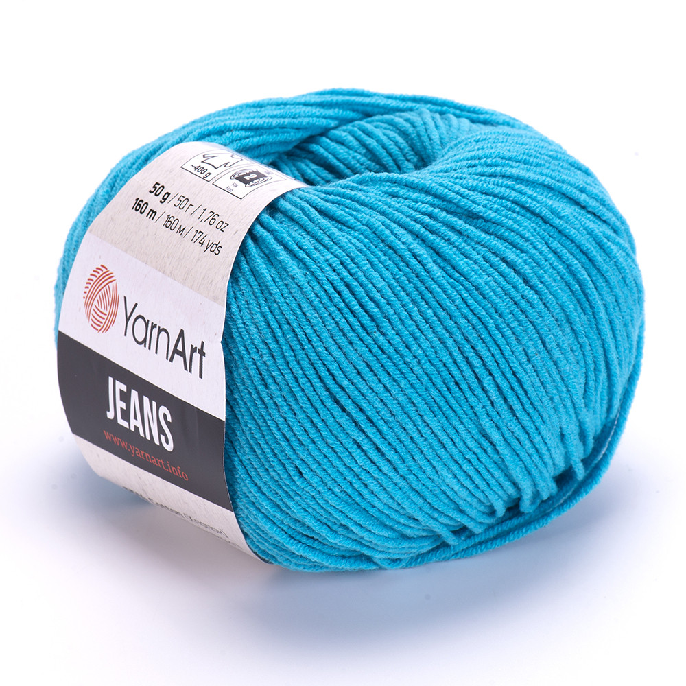 Пряжа YarnArt Jeans №55 Бірюзовий