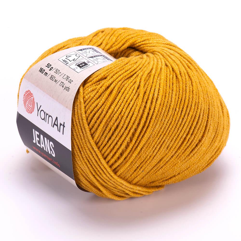 Пряжа YarnArt Jeans №84 Гірчиця