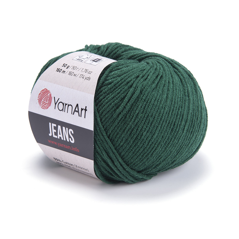 Пряжа YarnArt Jeans №92 Болотяний