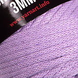 Пряжа YarnArt Macrame Cord 3 мм №765 Бузковий, фото 3