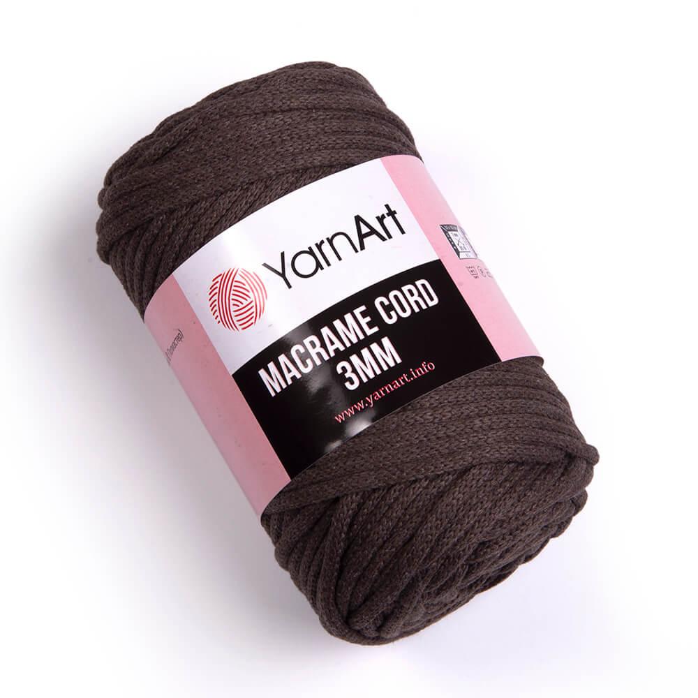 Пряжа YarnArt Macrame Cord 3 мм №769 Коричневий