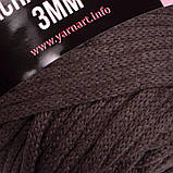 Пряжа YarnArt Macrame Cord 3 мм №769 Коричневий, фото 3