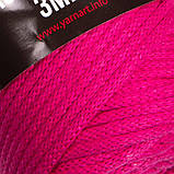 Пряжа YarnArt Macrame Cord 3 мм №771 Малиновий, фото 3
