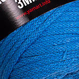 Пряжа YarnArt Macrame Cord 3 мм №786 Синій, фото 3