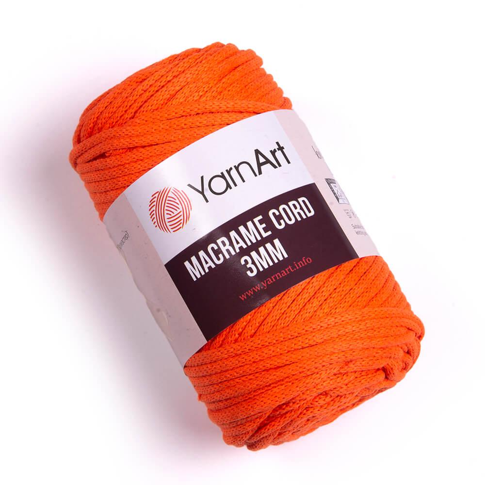 Пряжа YarnArt Macrame Cord 3 мм №800 Помаранчевий