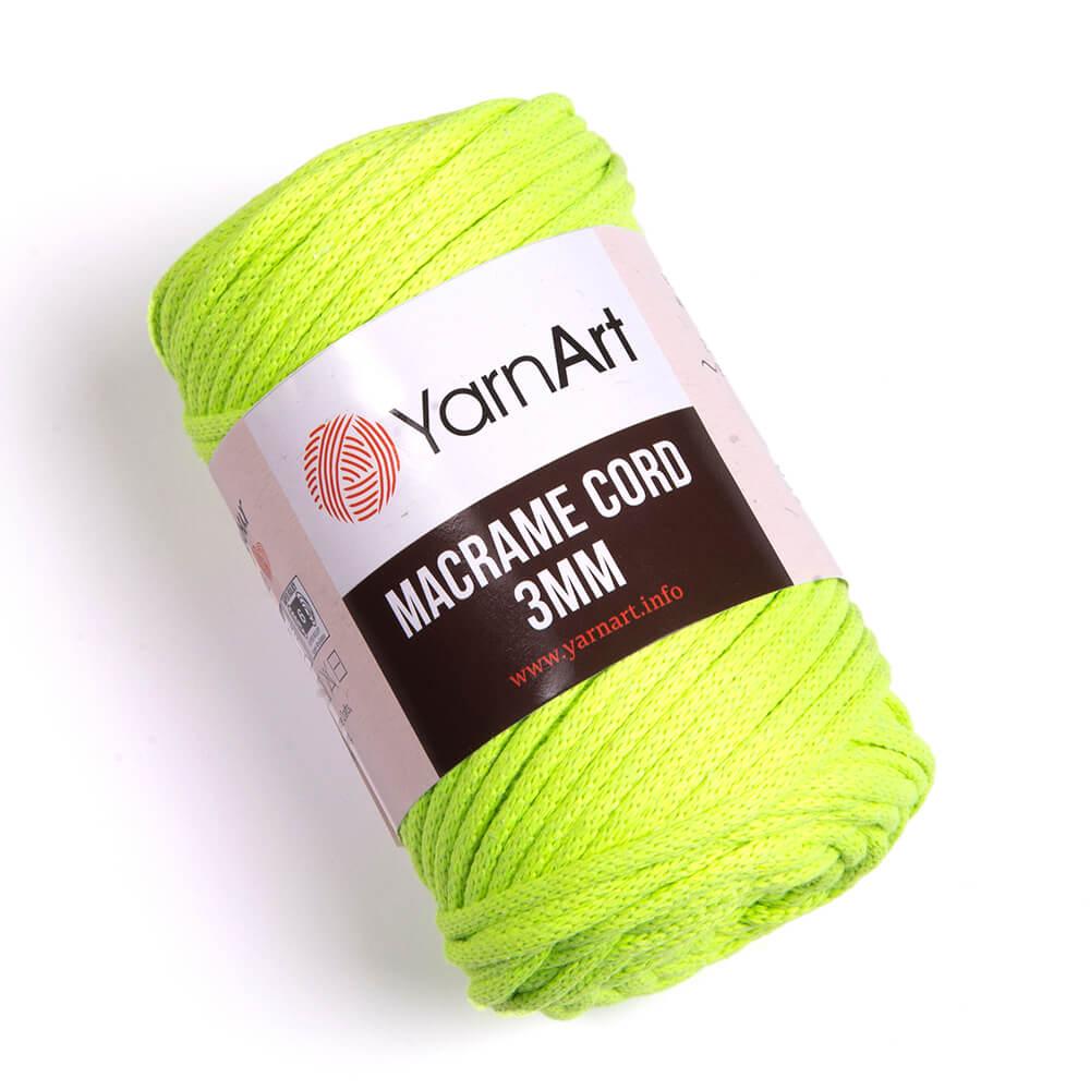 Пряжа YarnArt Macrame Cord 3 мм №801 Яскраво-салатовий