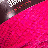 Пряжа YarnArt Macrame Cord 3 мм №803 Яскраво-рожевий, фото 3