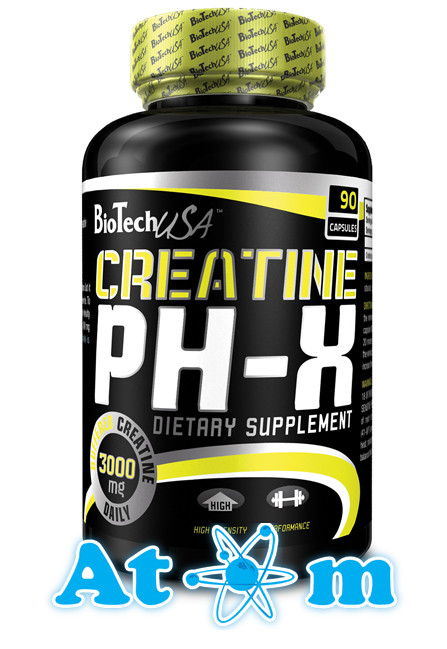 Креатин — Creatine pH-X — BioTech — 90 капс