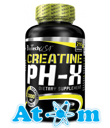 Креатин — Creatine pH-X — BioTech — 210 капс