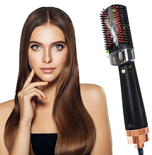 Фен Браш для вирівнювання Hair Steam Brush Infrared Spray Hot Air Comb 3в1
