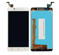 LCD Lenovo A5000 with touch screen and frame white (Original China)