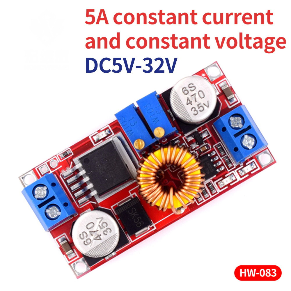 HW-083B Регулятор напруги струму, що бігає стабілізатор XL4015 5A DC-DC 5-32V до 0.8-30V, фото 1