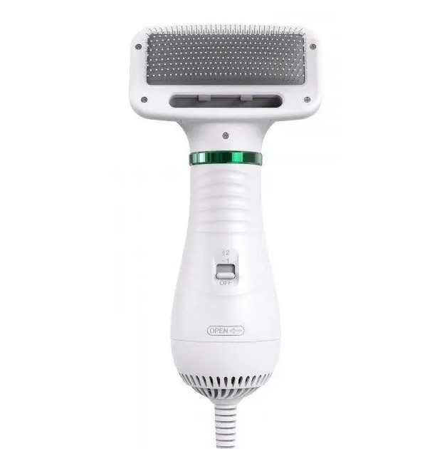 Щітка-фен для вовни тварин RIAS PET Grooming Dryer WN-10 2в1 (3_01721)