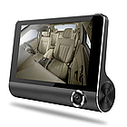 Автомобільний відеореєстратор 4", 3 камери, Full HD, SD319/z233D / Відеореєстратор з камерою заднього виду, фото 7