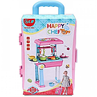 Дитяча ігрова кухня Happy Chef 2в1 / Розвиваючий набір кухня в валізі / Іграшкова кухня, фото 10