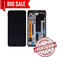 LCD Lenovo A5000 with touch screen and frame black (Original China)