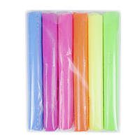 Глина полімерна, 6 кольорів, 100 гр, неон, Імп