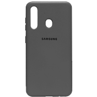 Силикон Original Silicone Case Samsung A11 / M11 HQ серый