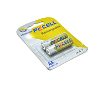 Аккумулятор PKCELL 1.2V AA 2800mAh NiMH Rechargeable Battery, 2 штуки в блистере цена за блистер