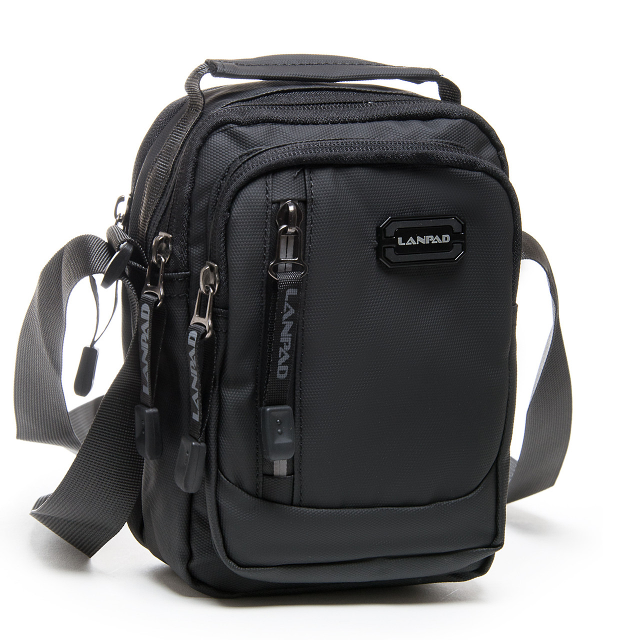 Сумка Чоловіча Планшет нейлон Lanpad 85002 black, фото 1