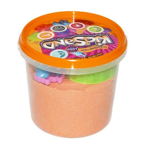 Кінетичний пісок "KidSand", помаранчевий, 1000 г [tsi47720-TSI], фото 1