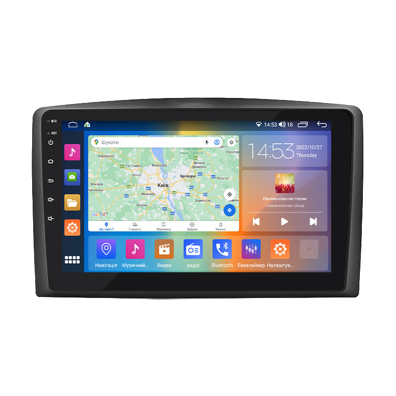 Штатна магнітола Lesko 10" Mercedes-Benz Vito III W447 2014-н.в. 2/32Gb CarPlay 4G Wi-Fi GPS Prime