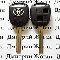 Ключ Toyota Land Cruiser (корпус Тойота Ленд Крузер) 2 - кнопки, лезвие TOY40