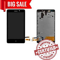 LCD Nokia XL with touch screen and frame black (Original China)