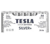 Батарейки "TESLA AA: SILVER+, 24 шт [tsi155169-TSI]