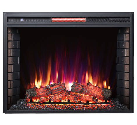 Електричний камін обігрівач з пультом керування, електрокамін для дому ARTIFLAME AF33 NEW (зі звуком), фото 1