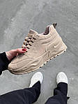 Жіночі кросівки New Beige (бежеві) повсякденні весняні універсальні стильні кроси B036 top, фото 3