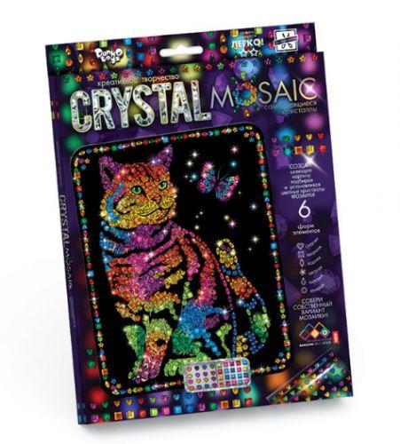Набір для креативної творчості "CRYSTAL MOSAIC", "Кіт" [tsi38562-TSI]
