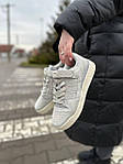 Жіночі кросівки Adidas Forum 84 Low 'Light Grey Cream' (сірі з бежевим) низькі стильні кеди KVDart0335 top, фото 5