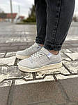 Жіночі кросівки Adidas Forum 84 Low 'Light Grey Cream' (сірі з бежевим) низькі стильні кеди KVDart0335 top, фото 6