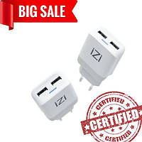 Зарядное устройство iZi MW-12 2USB 2,4A white