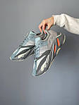 Чоловічі кросівки Adidas Yeezy Boost 700 Blue (блакитні із сірим) комбіновані демісезонні кроси S403 top, фото 2
