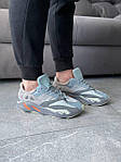 Чоловічі кросівки Adidas Yeezy Boost 700 Blue (блакитні із сірим) комбіновані демісезонні кроси S403 top, фото 5