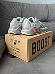 Чоловічі кросівки Adidas Yeezy Boost 700 Blue (блакитні із сірим) комбіновані демісезонні кроси S403 top, фото 7
