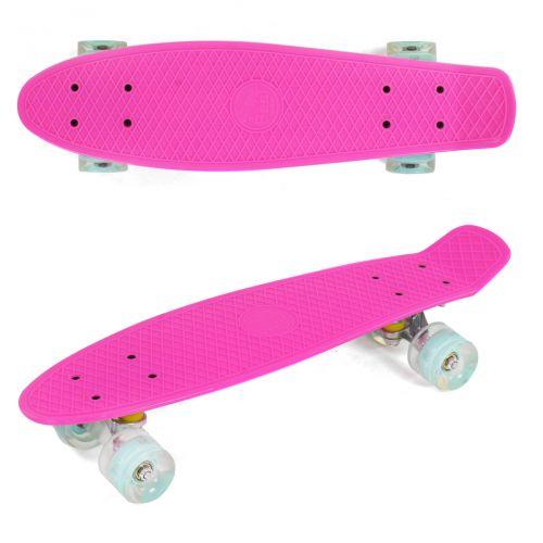 Пенні Борд з колесами, що світяться, малиновий [tsi158208-TSI], фото 1