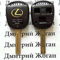 Корпус ключа LEXUS (Лексус) RX, GX, LX, IS, GS, ES, LS, SC - 3 кнопки, лезвие TOY48