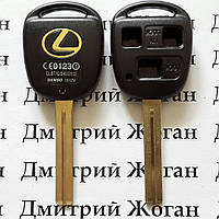 Корпус для ключа LEXUS RX, GX, LX, IS, GS, ES, LS, SC (Лексус) 3 - кнопки, лезвие TOY40