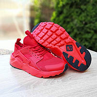 Мужские кроссовки Nike Huarache (красные) тонкие удобные весенние спортивные кроссы О10788 42 cross